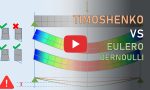 Timoshenko ed Eulero-Bernoulli: modelli a confronto (teoria tecnica della trave)