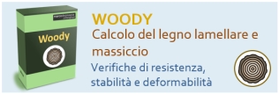 woody: calcolo legno massiccio e lamellare