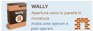wally app per apertura vano in parete portante