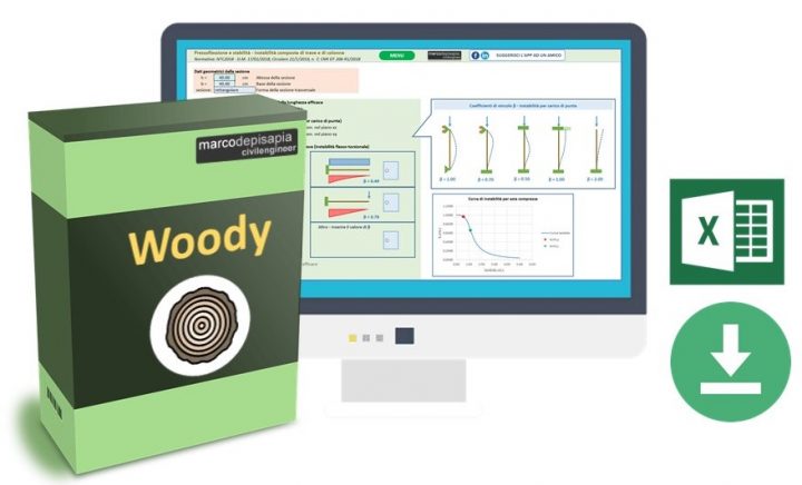woody app per progetto e verifica legno massiccio e lamellare