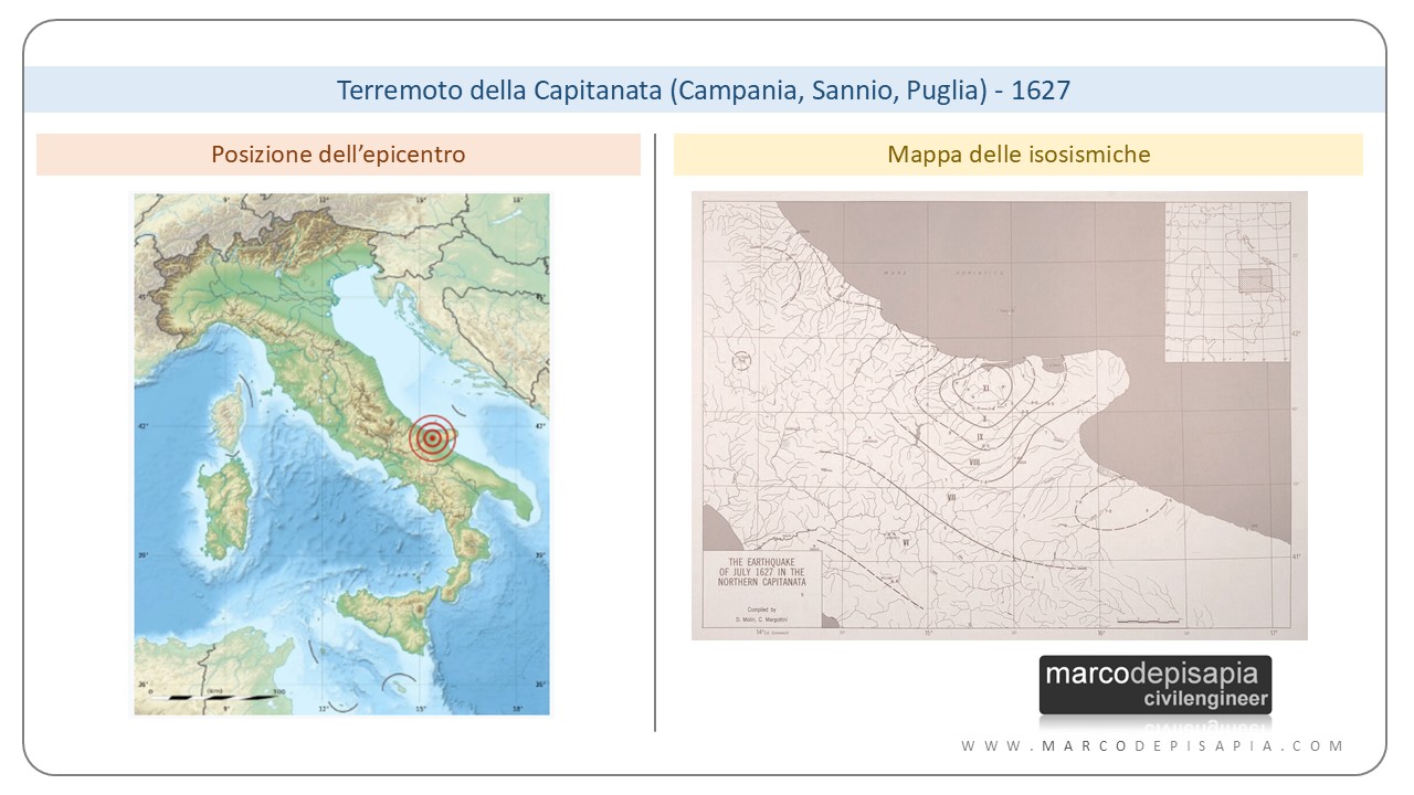 norme tecniche: terremoto della capitanata 1627
