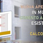 Apertura di una nuova porta in un muro di cemento armato: come eseguire il calcolo strutturale e la ...